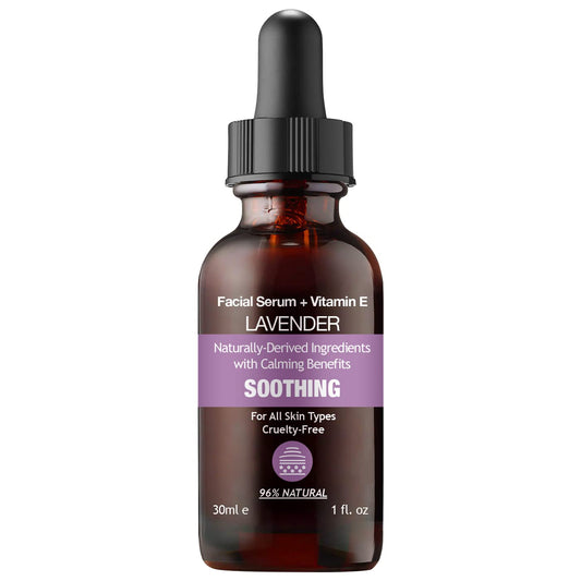 Purifect Lavender Soothing Botanical Facial Oil Serum - Calming Moisturizer with Vitamin E & Squalane, Infused with Botanical Oils to Rejuvenate Beauty & Personal Care Purifect by Symphony Beauty