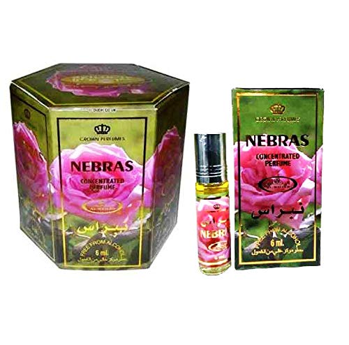 Nebras - 6ml (.2oz) Roll-on Perfume Oil by Al-Rehab (Crown Perfumes) (Box of 6) Beauty & Personal Care Al-Rehab