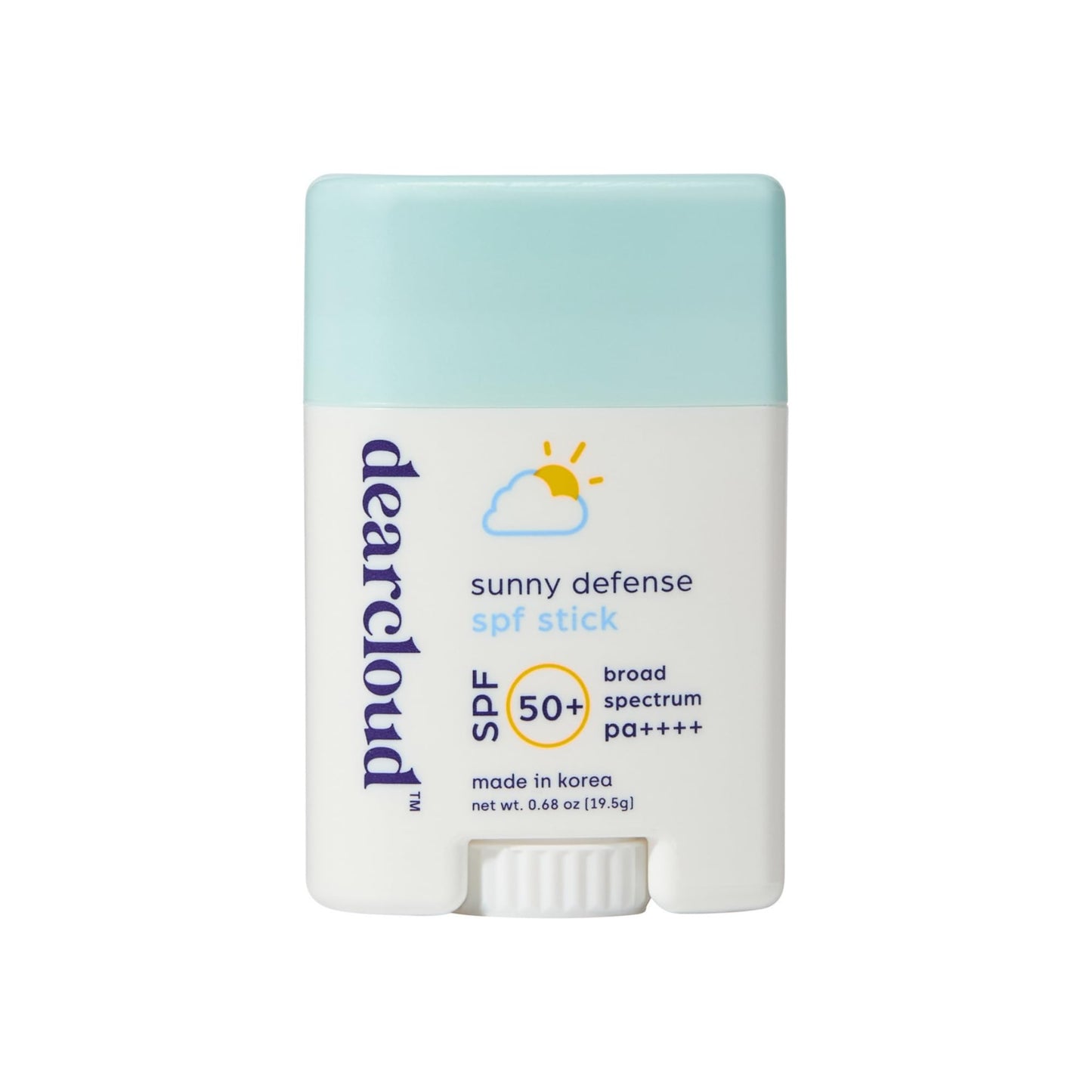 dearcloud Sunny Defense Sunscreen Stick SPF 50+ PA++++ - Korean Sunscreen for Face & Travel Size (.68 oz) Beauty & Personal Care dearcloud