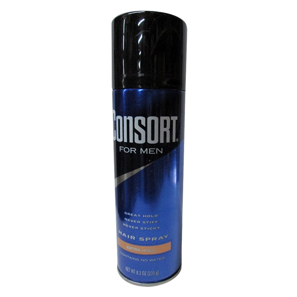 Consort For Men Hair Spray Aerosol, Extra Hold, 8.30 oz, 10-Pack Beauty & Personal Care Consort