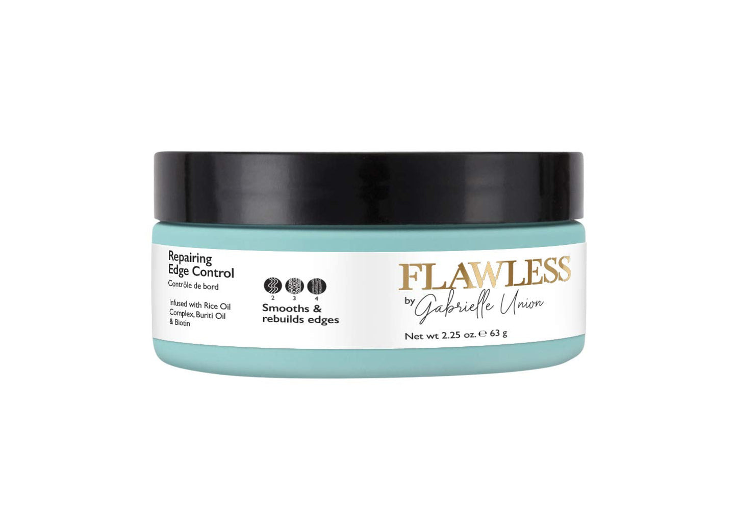 Flawless by Gabrielle Union - Repairing Edge Control, with Biotin and Rice Oil Complex for Curly and Coily Hair, 2.25 OZ Beauty & Personal Care Flawless by Gabrielle Union