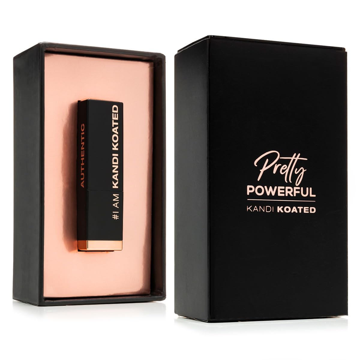 Kandi Koated Pretty Powerful Lipstick [Authentic] Matte Lip Color by Kandi Burruss | Special Edition Packaging | Creamy Texture, Rich Color, Beauty & Personal Care Kandi