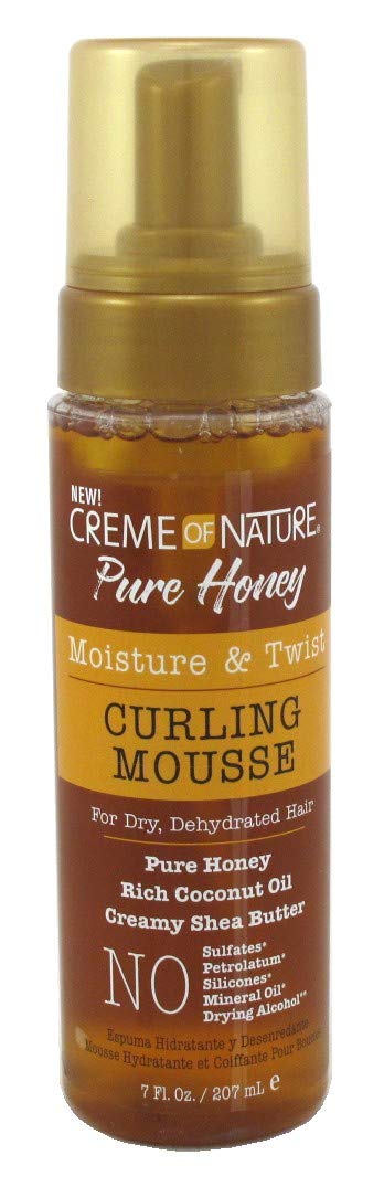 Creme of Nature Pure Honey Curling Mousse 7 Ounce Pump (207ml) Beauty & Personal Care Creme of Nature