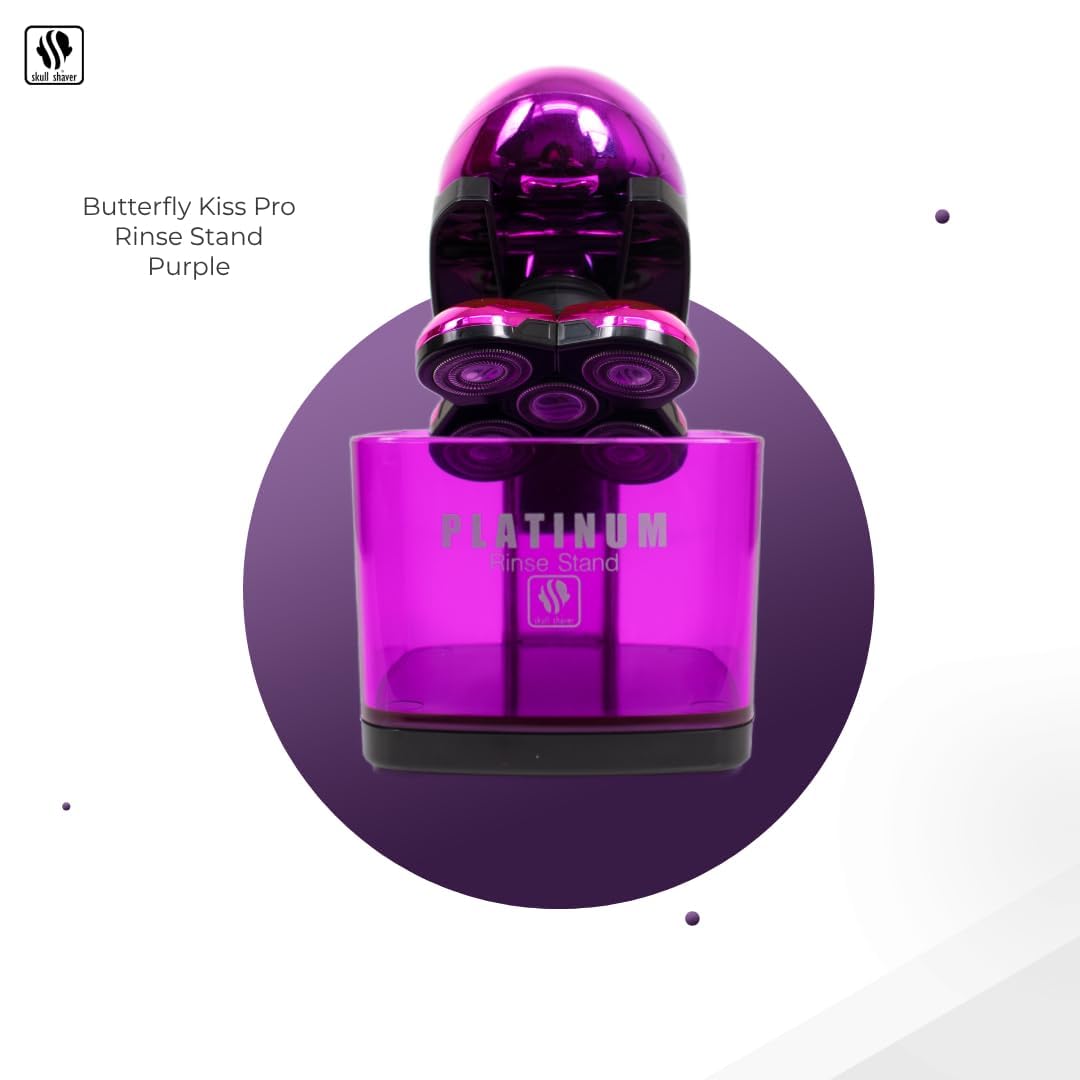 SKULL SHAVER Butterfly platinum rinse stand - Purple Beauty and Personal Care Skull Shaver