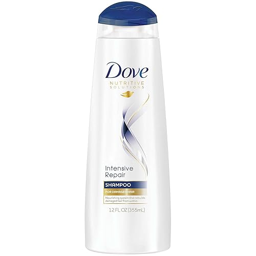 Dove Shampoo 12 Ounce Intensive Repair Damage Solutions (354ml) (2 Pack) Beauty & Personal Care Dove