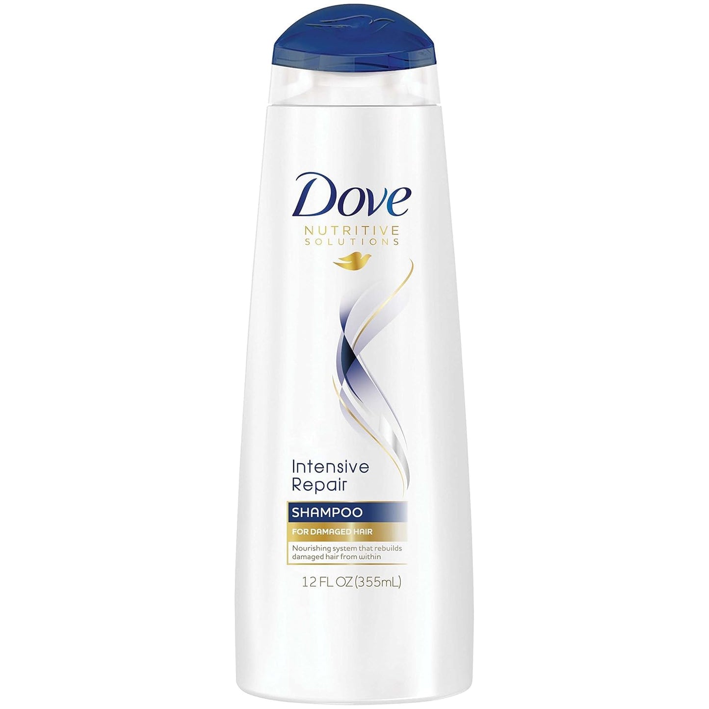 Dove Shampoo 12 Ounce Intensive Repair Damage Solutions (354ml) (2 Pack) Beauty & Personal Care Dove