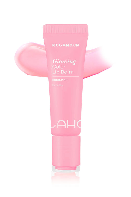 NOLAHOUR Glowing Color Lip Balm (Coral Pink) Beauty and Personal Care NOLAHOUR