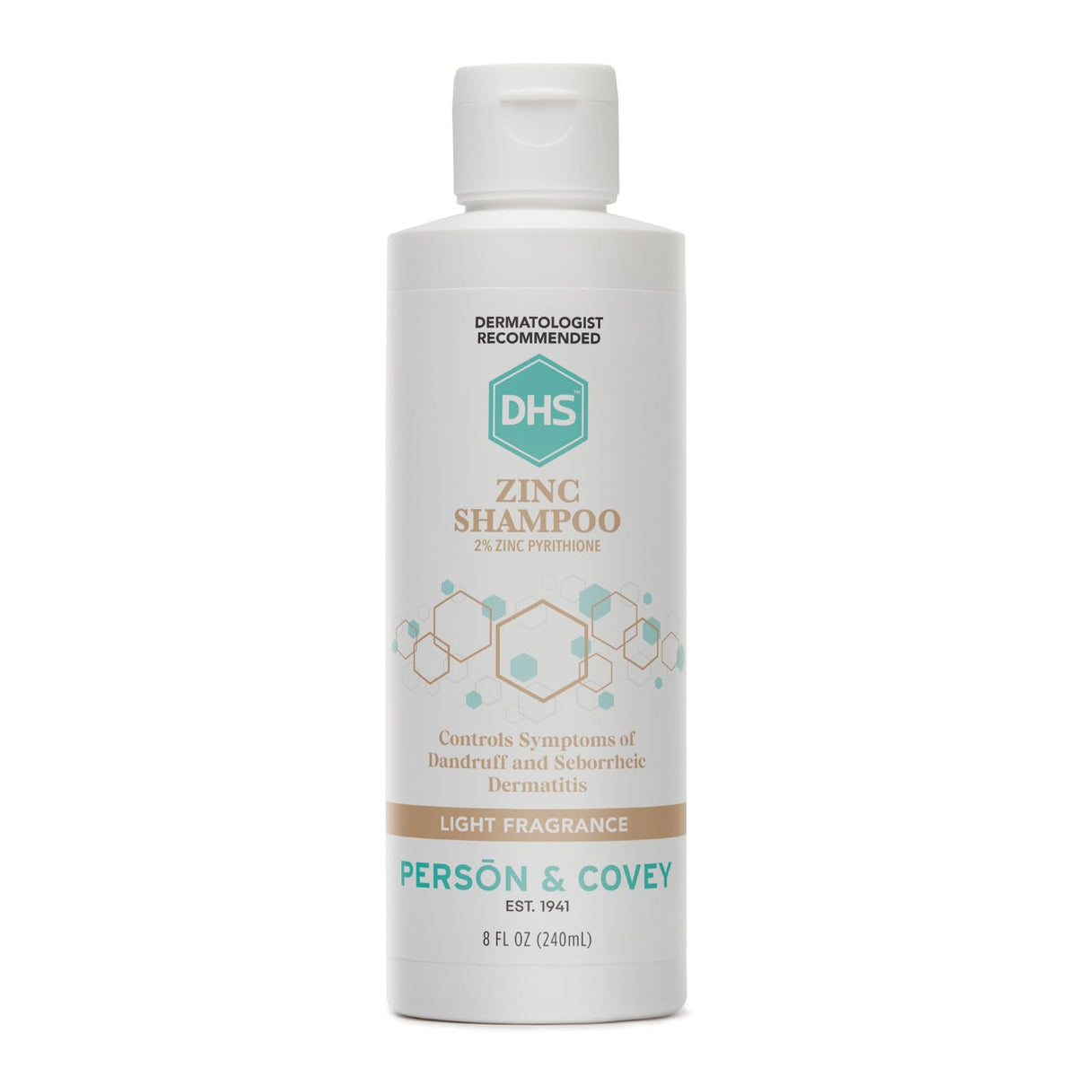 DHS Zinc Shampoo - Dandruff Shampoo - for Flaky and Dry Scalp with 2% Zinc Pyrithione, 8 oz Beauty & Personal Care DHS