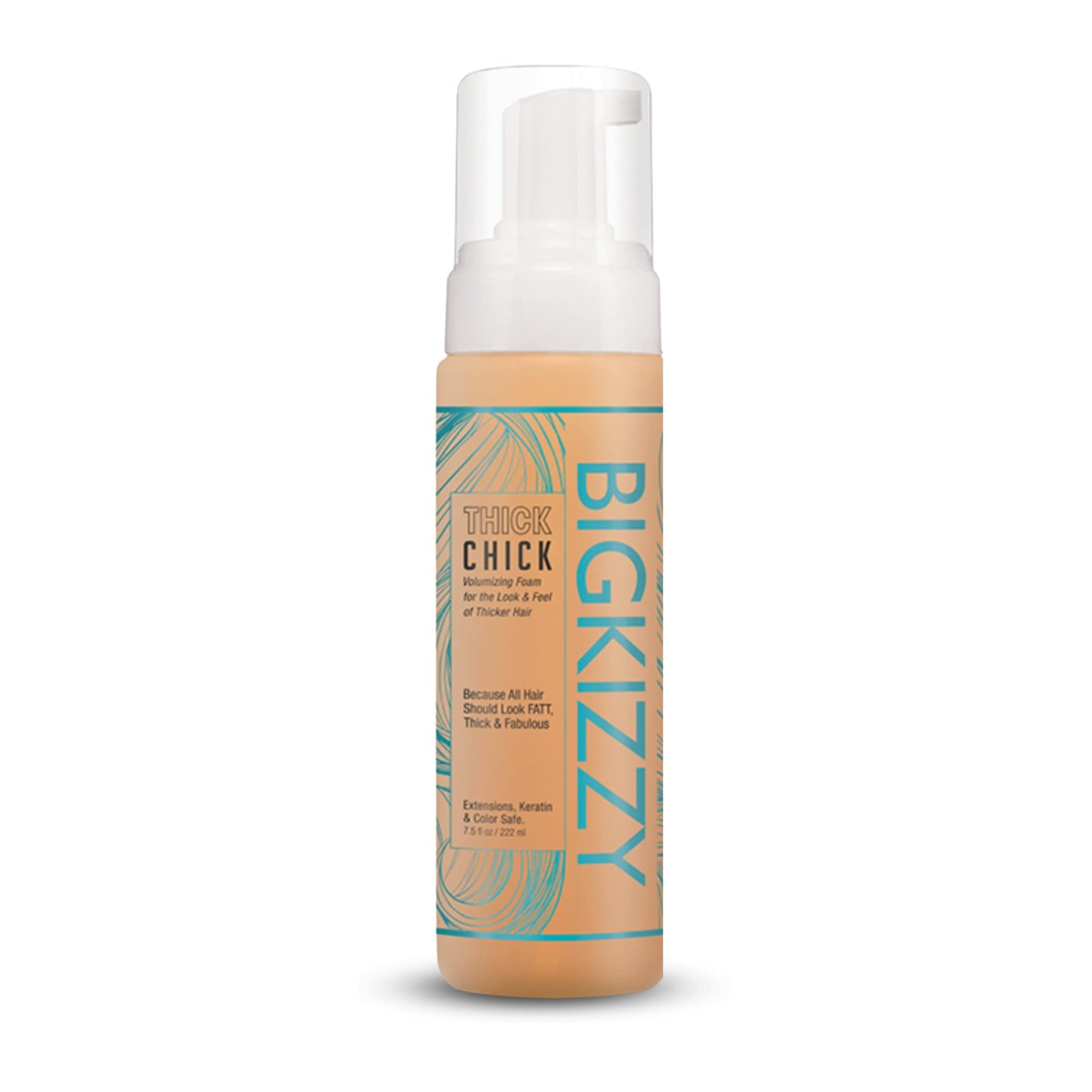 Big Kizzy Thick Chick Volumizing Mousse - Weightless Volume from Root to End - Thickening Foam Mousse with Smooth, Touchable Finish, 7.5 oz Beauty & Personal Care Big Kizzy