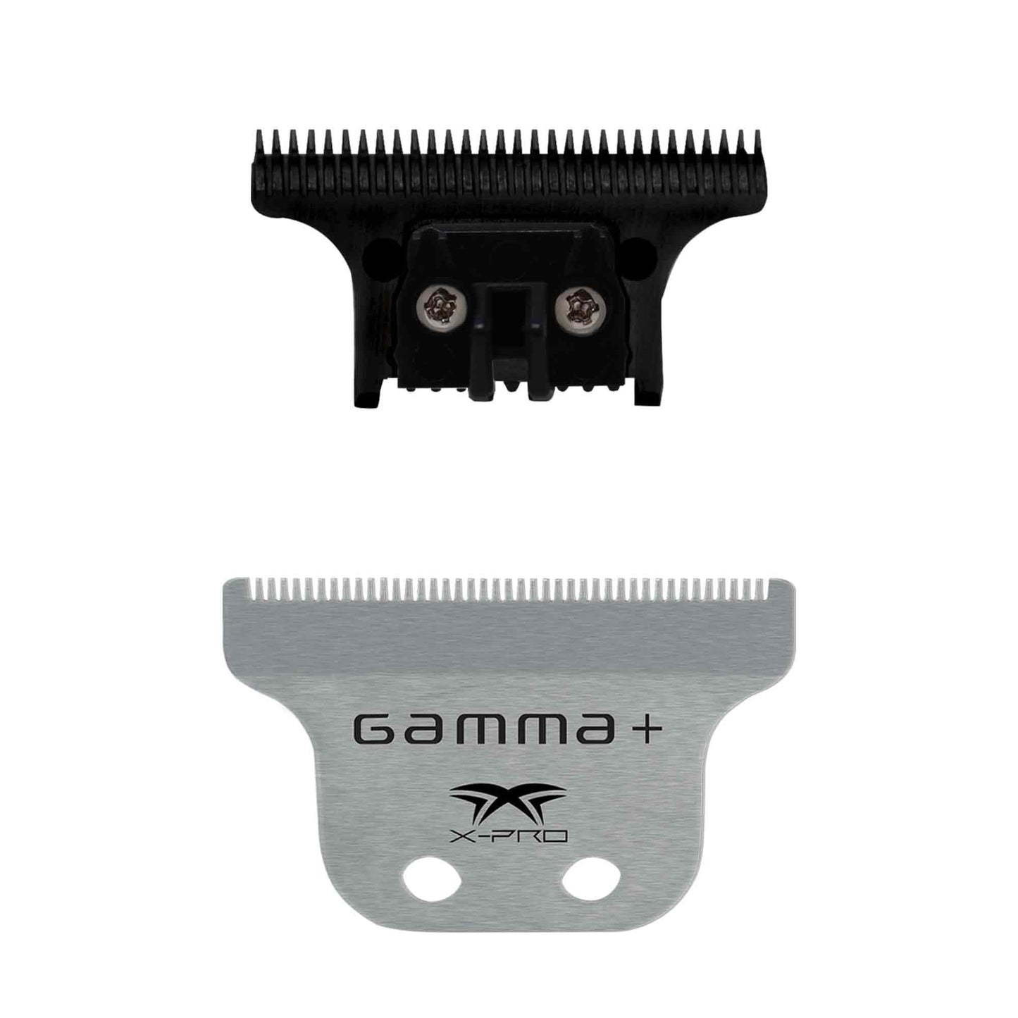 GAMMA+ Replacement Fixed Classic X-Pro Blade Stainless Steel with Black Diamond Carbon DLC The One Cutting Trimmer Blade Set Beauty and Personal Care GAMMA+