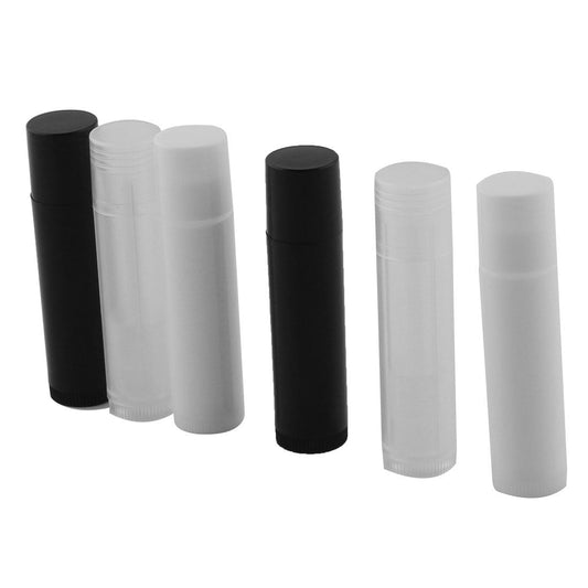 Ruilogod Plastic Empty Lip Balm Tube Lipstick Chapstick Container 6 Pcs Assorted Color (id: faf b76 039 9d9 5ce Beauty and Personal Care Ruilogod