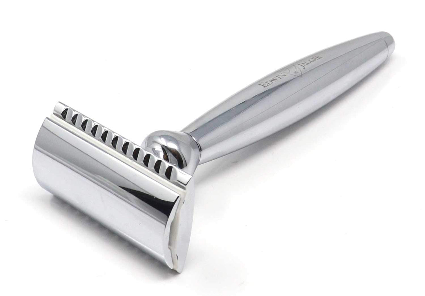 Edwin Jagger Bulbous De Razor - Safety Razor, Double Edge Razor Wet Shaving Razors … (Chrome) Beauty and Personal Care Edwin Jagger