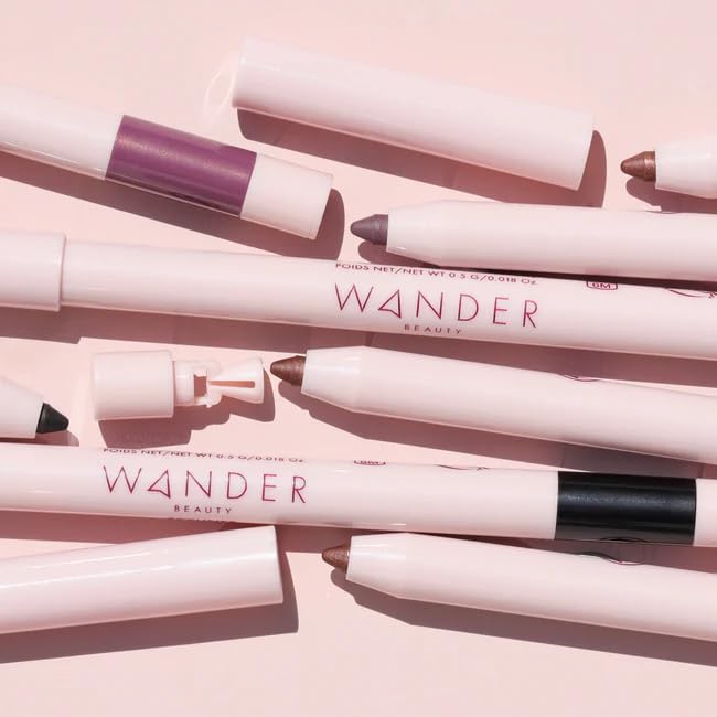 Wander Beauty Skyliner Automatic Gel Eyeliner (Tan Line) - Smudge Proof Retractable Gel Liner - Precise Application With Built-In Eye Pencil Sharpener Beauty & Personal Care Wander Beauty