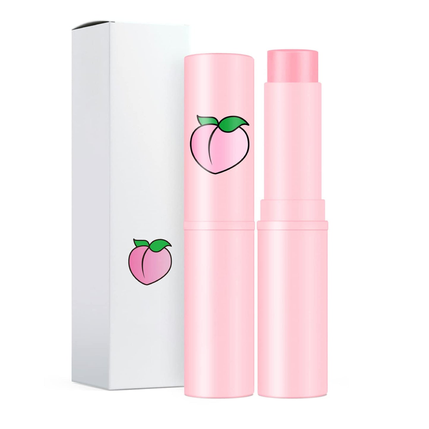 Moisturizing Lip Balm, Peach Fragrance Moisturizing Prevent Cracking Dryness Lip Balm 3.8g Beauty and Personal Care Pongnas