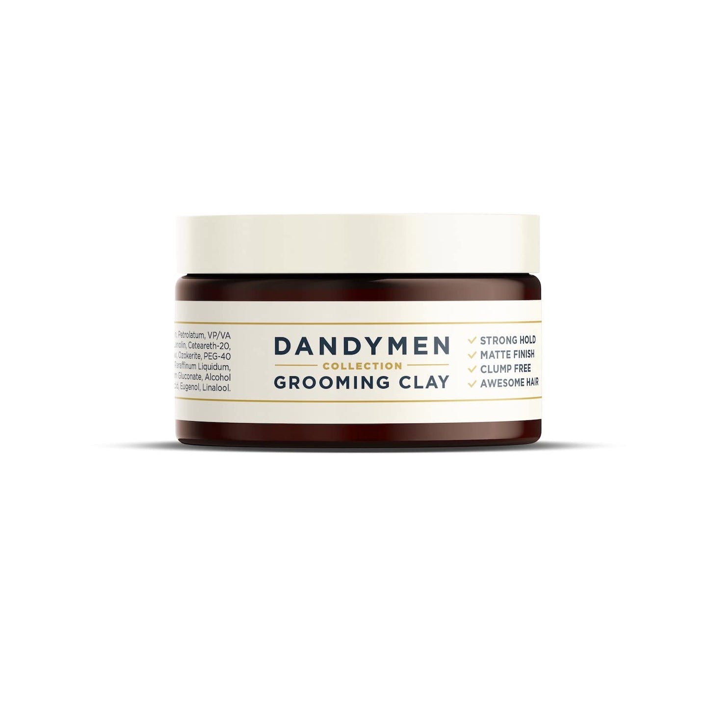 Dandymen Grooming Clay Strong Hold 3.4 oz Beauty & Personal Care DANDYMEN COLLECTION