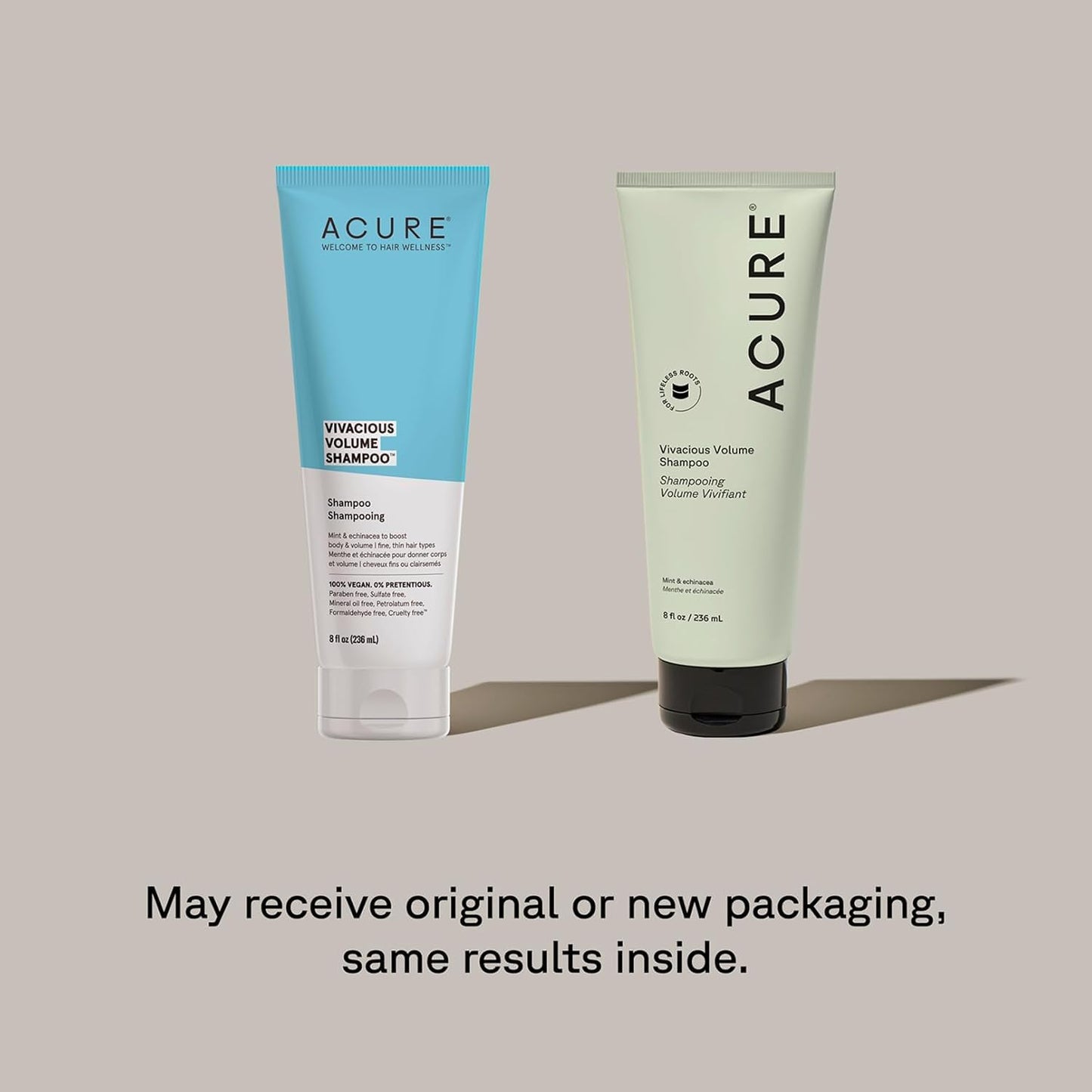 Acure Vivacious Volume Shampoo and Conditioner Set - Thickening & Volumizing Hair Care for Thick, Full Locks, Boost for Thin, Fine Hair, Sulfate Free Beauty & Personal Care Acure
