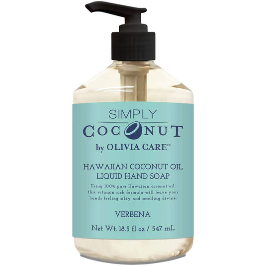 Olivia Care Liquid Hand Soap (18.5 Fl Oz (Pack of 1), Verbena Coconut) Beauty & Personal Care Olivia Care