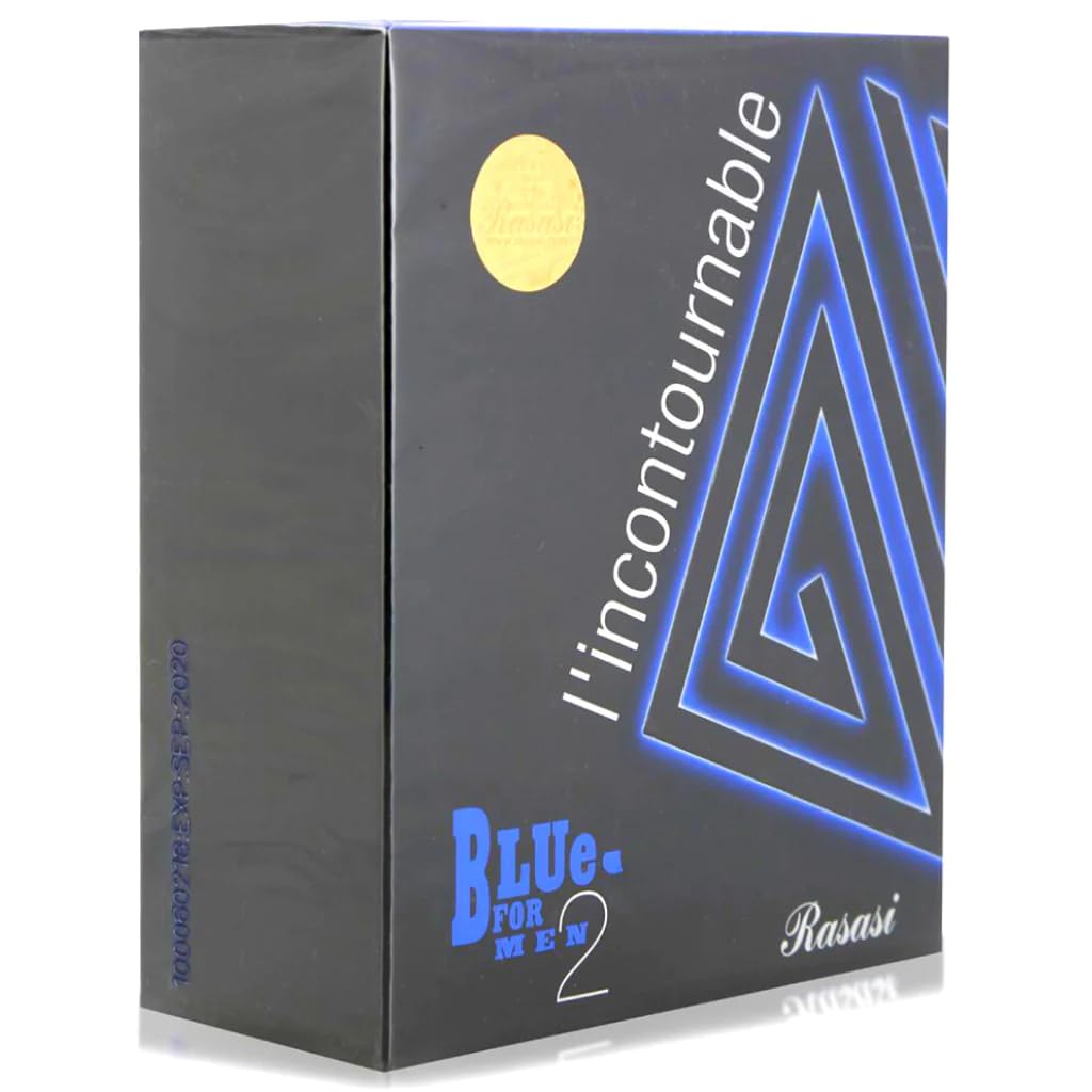 RASASI Blue 2 L'incontournable Eau De Parfum Spray for Men, 2.5 Ounce Beauty & Personal Care RASASI