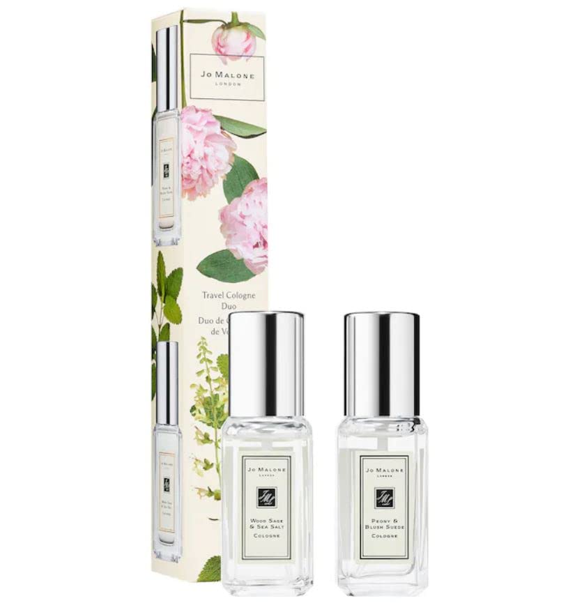Jo Malone London Wood Sage & Sea Salt/Peony & Blush Suede Mini Cologne Set Beauty & Personal Care Jo Malone