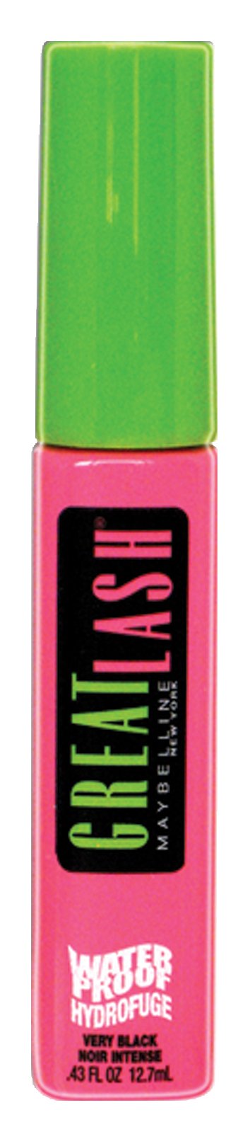 Maybelline New York Great Lash Waterproof Mascara, Very Black, 0.43 Fluid Ounce