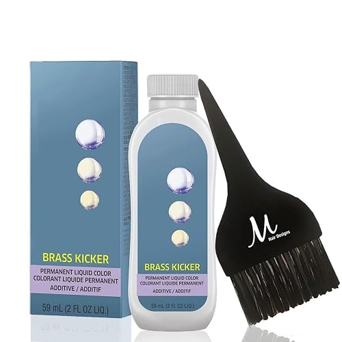 Blondor Brass Kicker /86 Liquid Permanent Blondor Toner 2 Fl Oz and M Hair Designs Tint Brush (Bundle) Beauty & Personal Care M Hair Designs