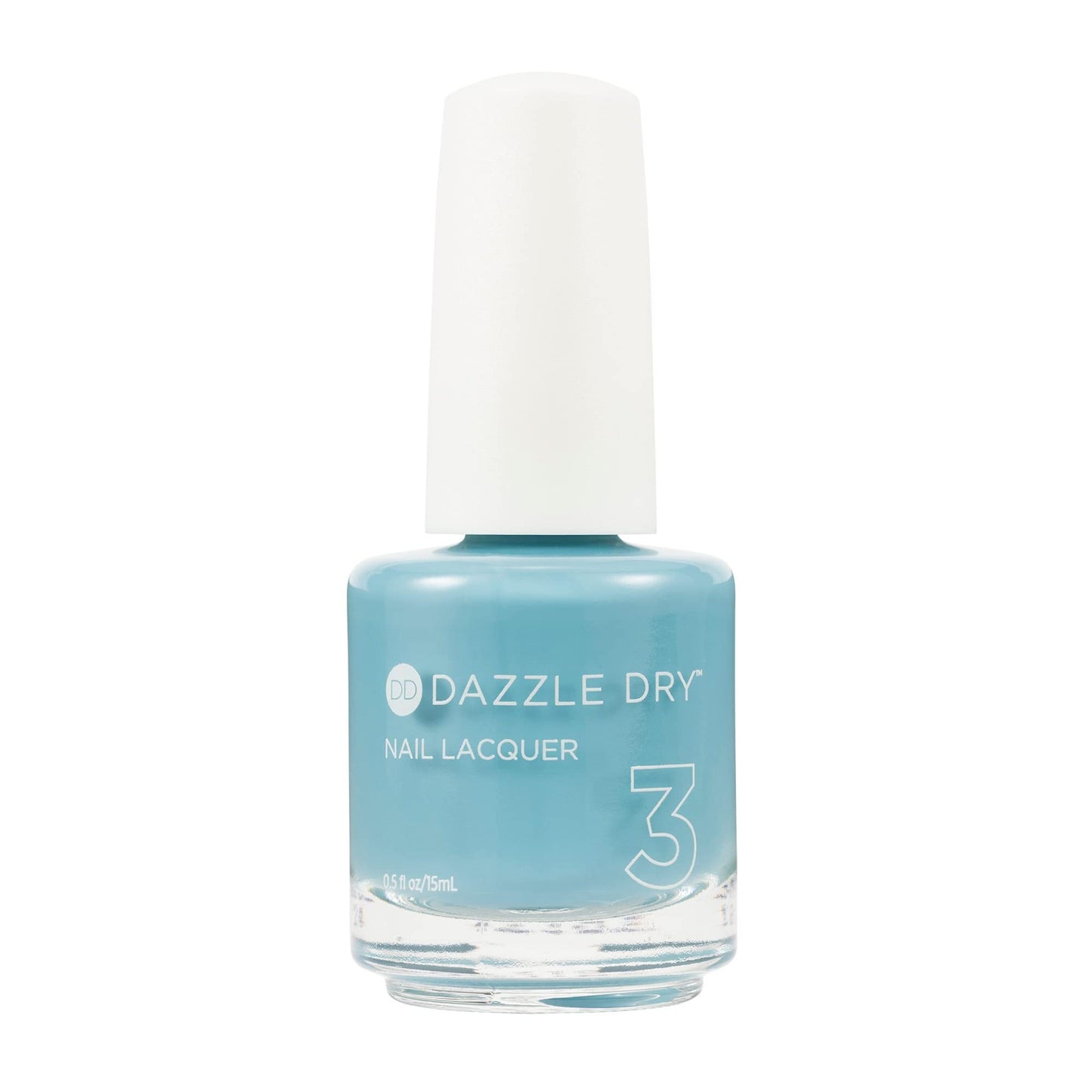 Dazzle Dry Nail Lacquer (Step 3) - Spearmint Tea - A turquoise crème. Full coverage cream. (0.5 fl oz) Beauty & Personal Care Dazzle Dry