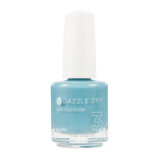 Dazzle Dry Nail Lacquer (Step 3) - Spearmint Tea - A turquoise crème. Full coverage cream. (0.5 fl oz) Beauty & Personal Care Dazzle Dry
