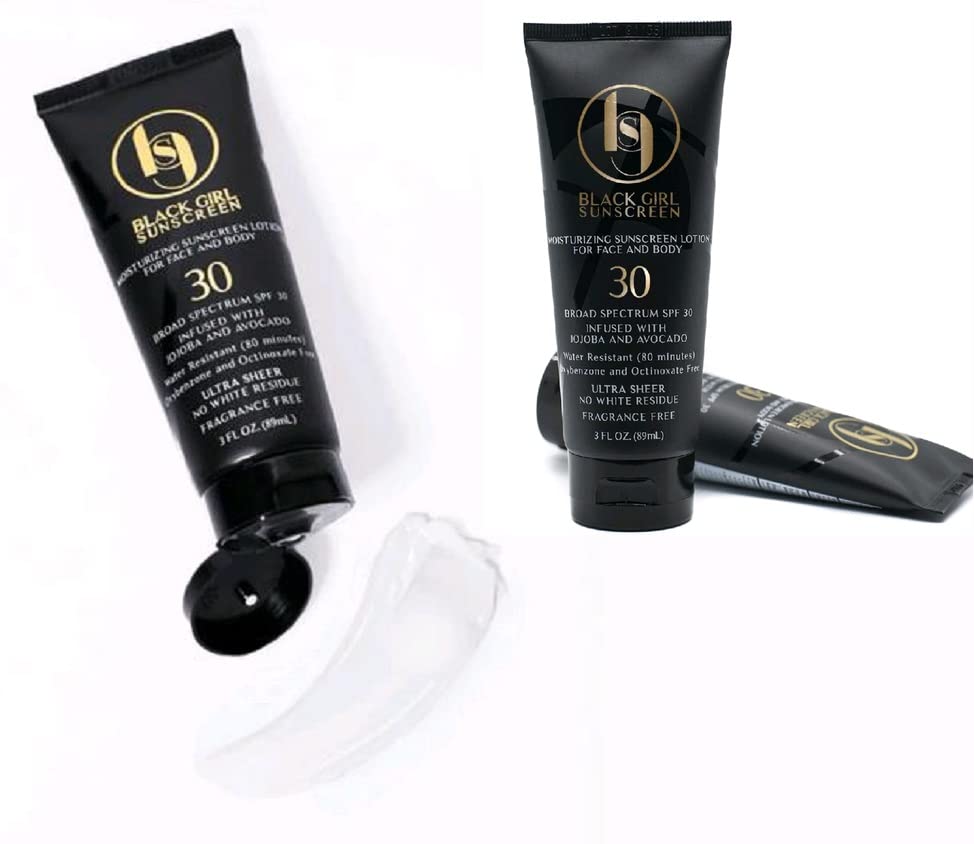Bissport BlackGirlSunscreen SPF 30 Sunscreen - Made by Women of Color for People of Color - 3 FL OZ Beauty & Personal Care Honbeanify Better Display Cases