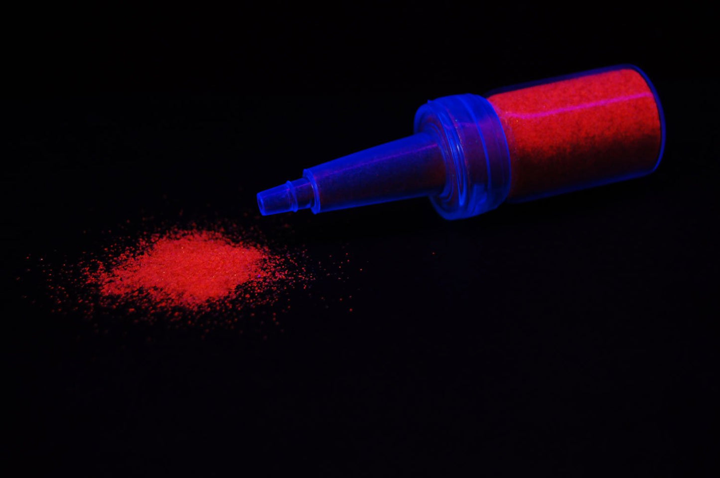 UV Blacklight Reactive Cosmetic Face & Body Glitter Powder (10 Gram Jars) (UV Neon Orange) Beauty & Personal Care DIRECTGLOW LLC