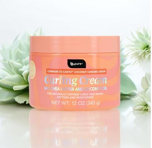 b.pure Curling Cream with Shea Butter and Coconut Oil 12 oz Beauty & Personal Care b.pure