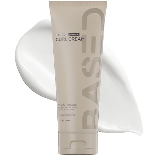 BASED Curl Cream for Men, Curl Defining Cream for Curly Hair, No Harsh Chemicals or Artificial Fragrance, Medium Hold, Hydrates & Nourishes Beauty & Personal Care BASED BODYWORKS