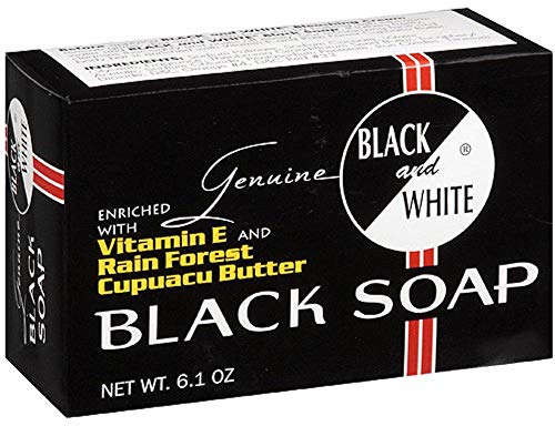 Black and White Black Soap, 6.1 oz (Pack of 3) Beauty & Personal Care Black and White