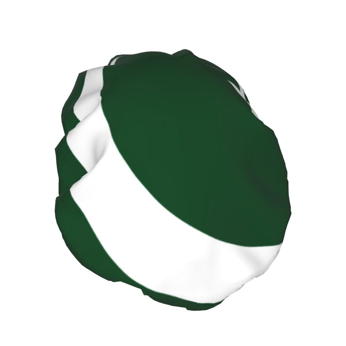 Pakistan Flag Prints Shower Cap Double Layer Lined Waterproof Bathing Shower Hat Beauty and Personal Care Hayyett