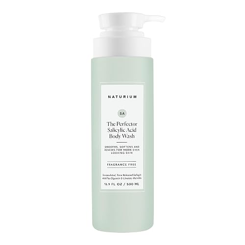 Naturium The Perfector Salicylic Acid Body Wash, Gentle & Smoothing Cleanser, 16.9 oz Beauty & Personal Care Naturium