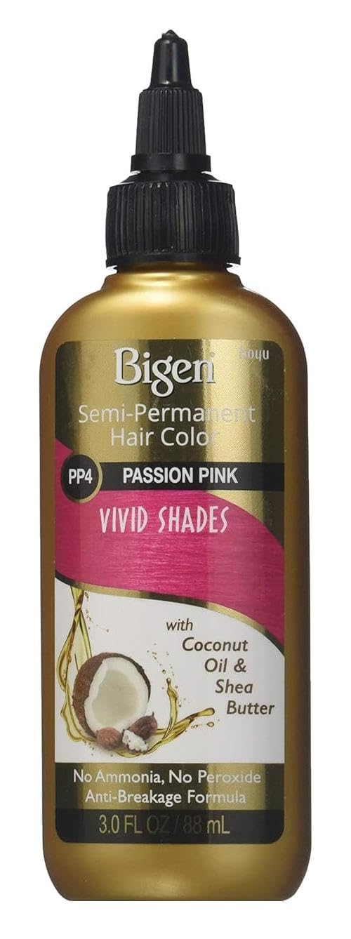 Bigen Semi-Permanent Haircolor #Pp4 Passion Pink 3 Ounce (88ml) (2 Pack) Beauty & Personal Care Bigen