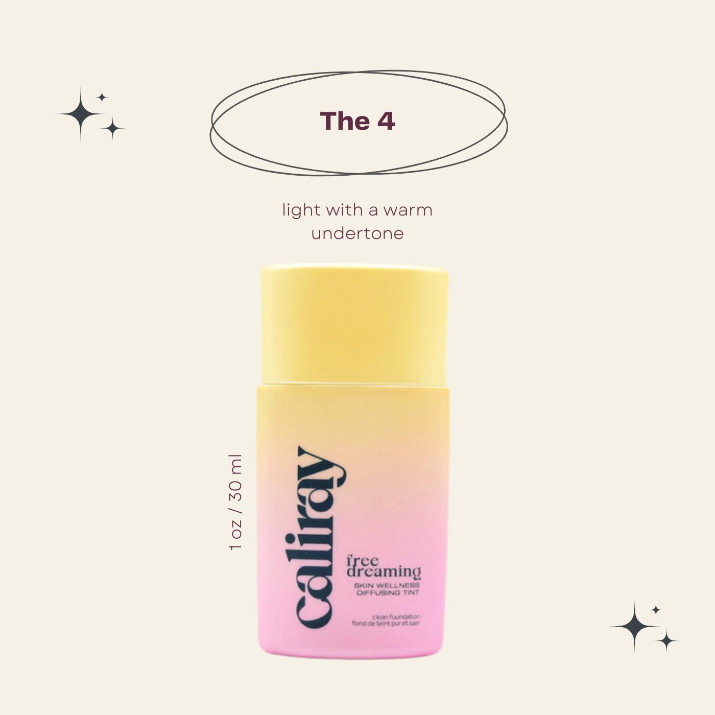 caliray Freedreaming Blurring Lightweight Skin Tint The 4 Beauty & Personal Care caliray