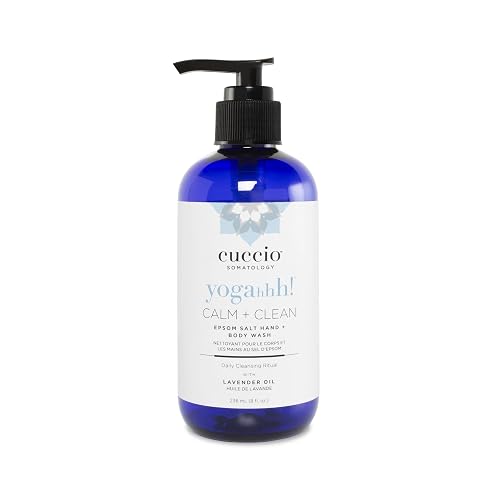 Cuccio Somatology Calm And Clean Epsom Salt Lavender Body Wash - Cleansing, Nourishing Wash And Soak For Pure, Deep, Relaxation - Relief For Sore Beauty & Personal Care Cuccio