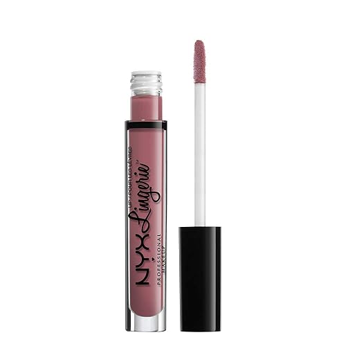 NYX PROFESSIONAL MAKEUP Lip Lingerie Matte Liquid Lipstick - Embellishment, Muted Purple Beauty & Personal Care NYX PROFESSIONAL MAKEUP