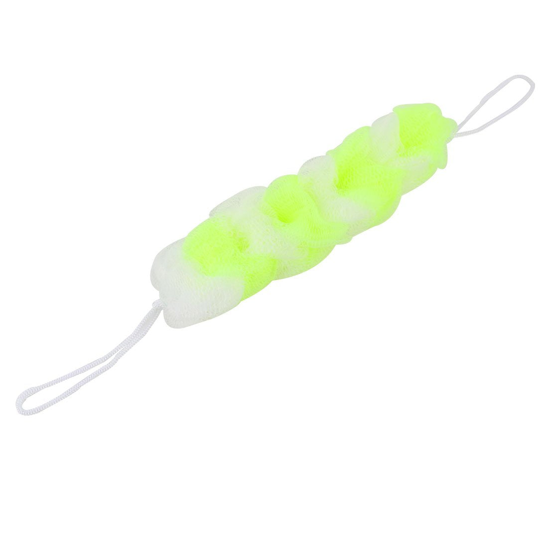 Ruilogod Nylon Double Straps Meshy Body Cleaner Bath Shower Scrubber Puff Light Yellow (id: 4de 78f 07d ab1 dac Beauty and Personal Care Ruilogod