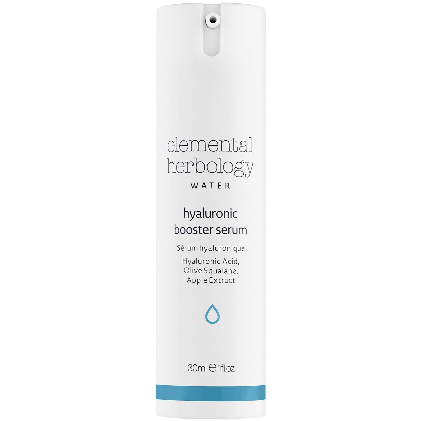 Elemental Herbology Hyaluronic Booster Serum 1.0 fl oz- Intense Hydration Serum with Hyaluronic Acid, Olive Squalane & Apple Extract - Plumps Fine Beauty & Personal Care Elemental Herbology