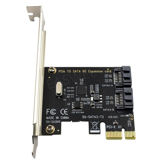 SATA3.0 SATA III 2-PORT Internal 6Gbps to PCI-express Controller Card Beauty and Personal Care dreeong