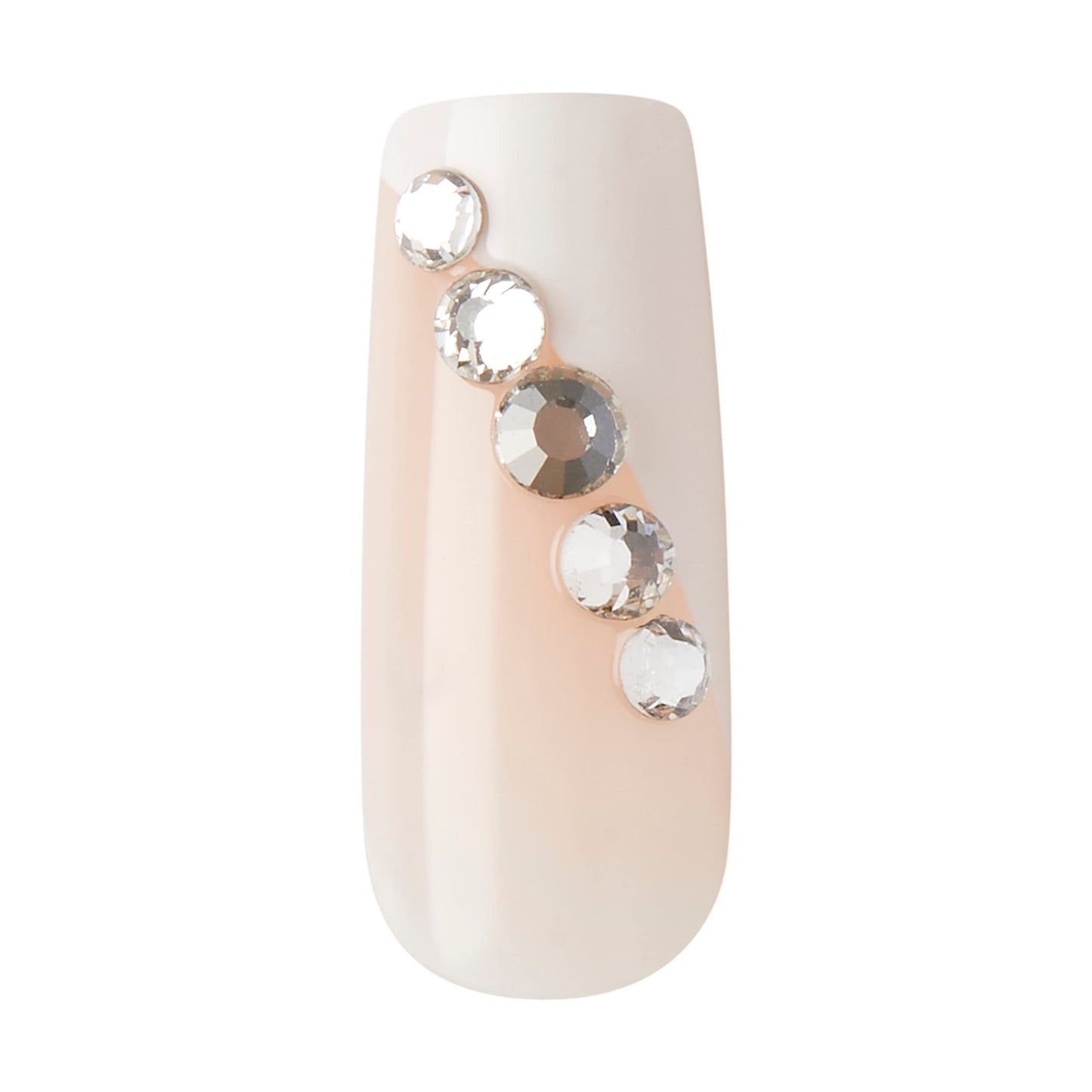 KISS Classy Premium Press On Nails, 'Gorgeous', White, Long Length, Square Shape, Includes 30 Fake Nails, 2g Pink Gel Nail Glue, 1 Manicure Stick, 1 Beauty & Personal Care kiss new york
