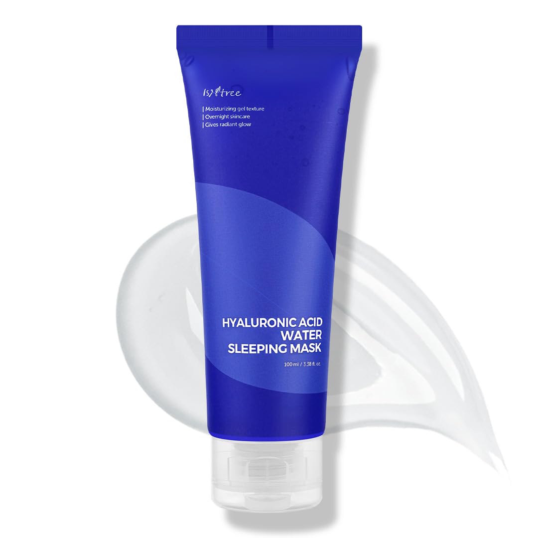 IsNtree Hyaluronic Acid Water Sleeping Mask 100ml 3.38 fl.oz | Moisturizing gel texture | Overnight skincare | Gives radiant glow Beauty & Personal Care IsNtree