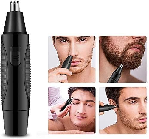 LEONYS Ear, Nose & Brow Trimmer Clipper - Painless Trimmer for Men & Women, Battery Operated, Nose Hair Trimmer Kit, Black Beauty and Personal Care LEONYS