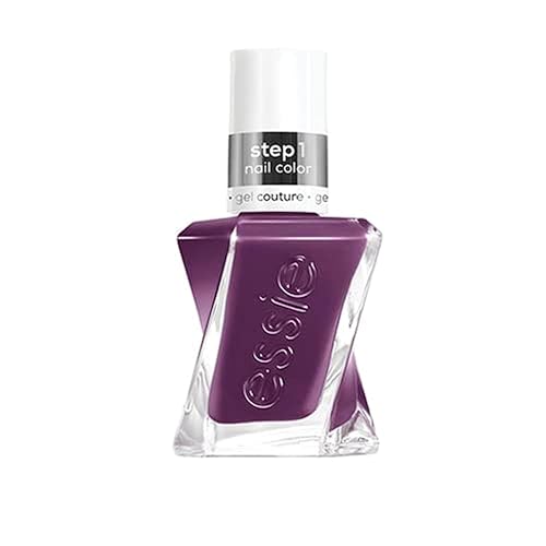 essie gel couture long-lasting nail polish, vegan, deep plum, Museum Muse Beauty & Personal Care essie