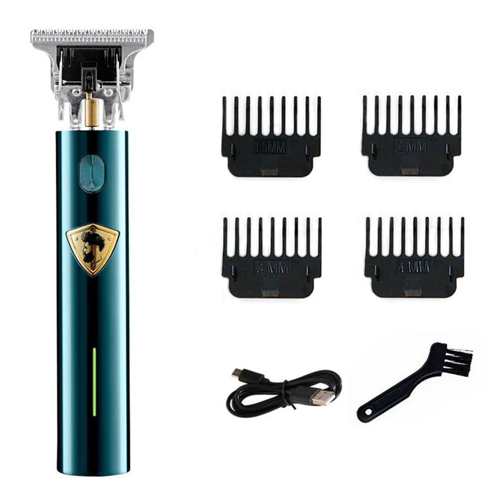 Hmirc Professional Hair Clippers & Trimmer for Men, Cordless Mens T-Blade Beard Trimmer with 4 Limit Comb, Rechargeable Hair Trimmers for Barbers Beauty and Personal Care Hmirc