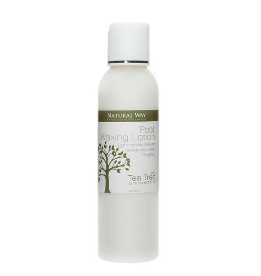 Natural Way Hard Wax: Face & Body Waxing - Tea Tree Organic Post Waxing Lotion 4oz/120ml, For normal to oily skin Beauty and Personal Care Natural Way