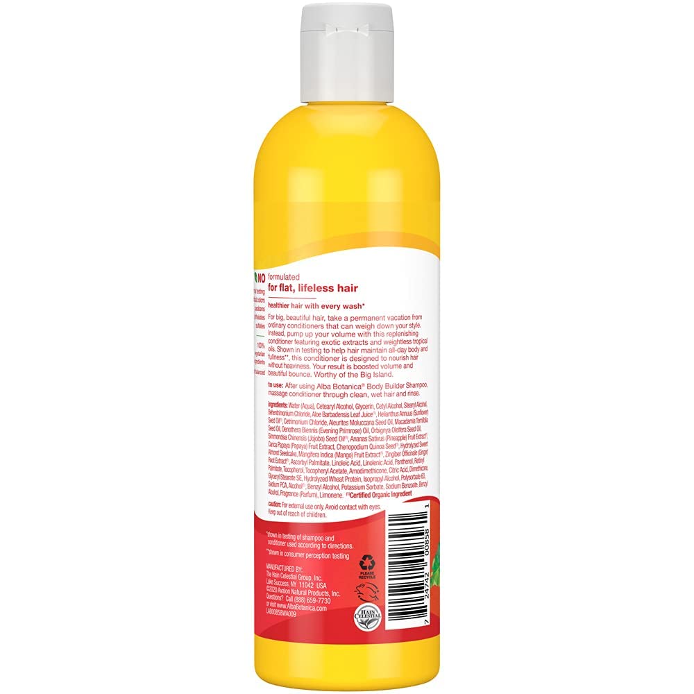 Alba Botanica Body Builder Conditioner, Mango, 12 Oz Beauty & Personal Care Alba Botanica