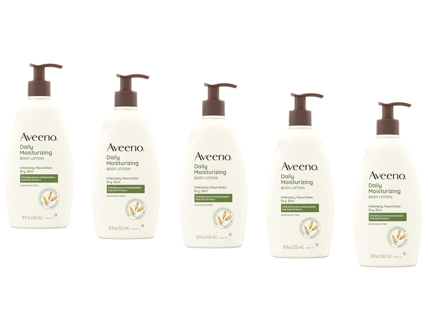 Aveeno Daily Moisturizing Lotion 18 oz (Pack of 5) Beauty & Personal Care Aveeno