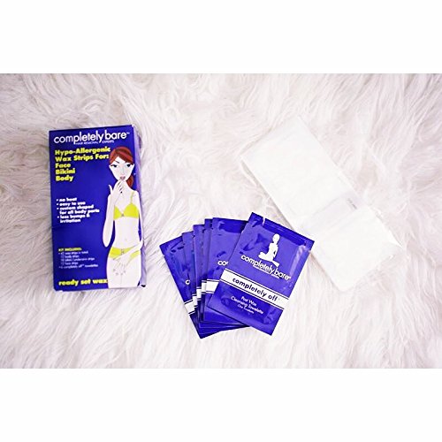 Completely Bare Hypo Allergenic Wax Strips, For Face, Bikini & Body 50 ea (Pack of 6) Beauty and Personal Care Completely Bare